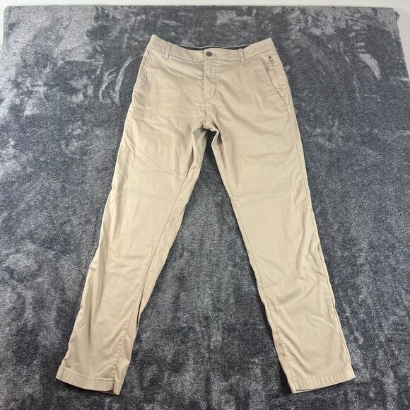 Birddogs Men's Golf Pants Beige Performance Chino 30X30 Stretch - Picture 1 of 10